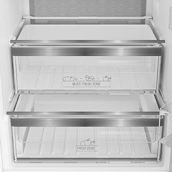 Встраиваемый двухкамерный холодильник Hotpoint HBT 20 No frost, белый фото 2