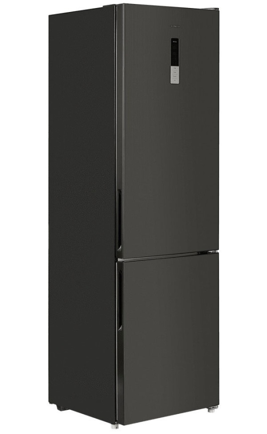 Двухкамерный холодильник Maunfeld MFF200NFSB10 Inverter No frost, черно-серый фото 4