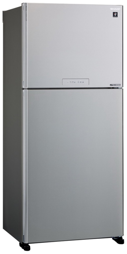 Двухкамерный холодильник Sharp SJ-XG 55 PMSL No frost, серебристый фото 1