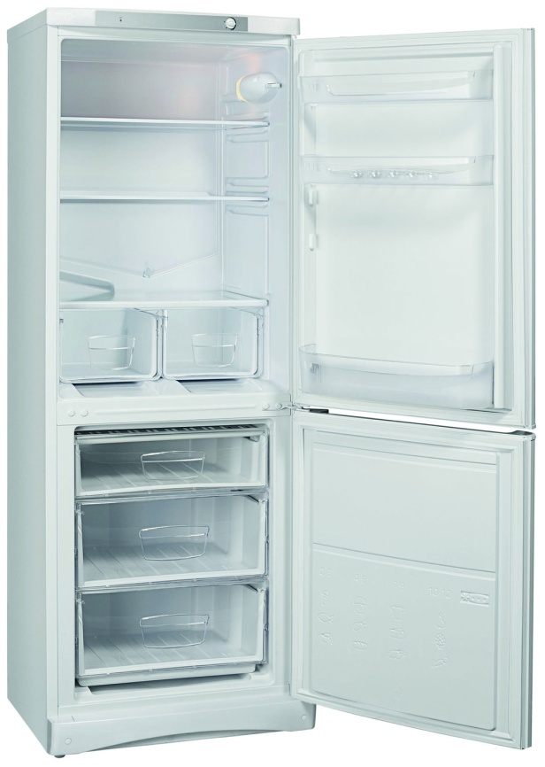 Двухкамерный холодильник Indesit ES 16 A Direct Cool, 299 л, белый фото 1