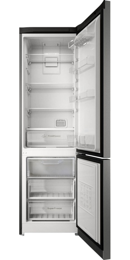 Двухкамерный холодильник Indesit ITS 5200 NG No frost, темно-серый фото 2