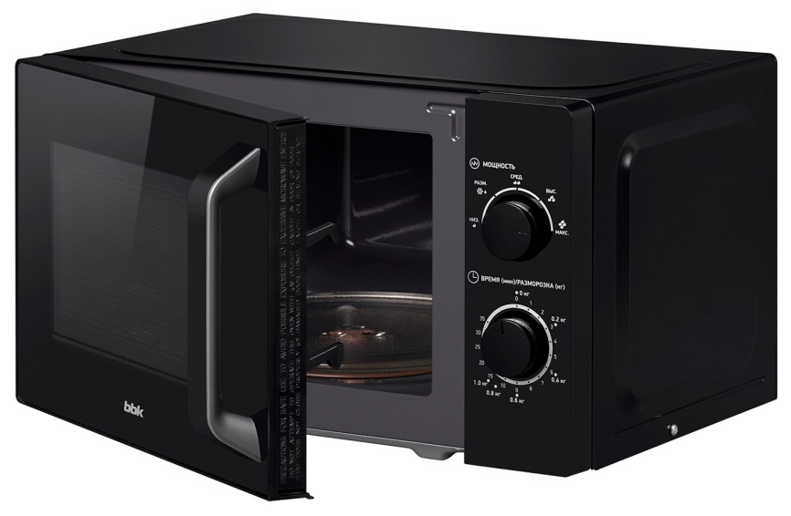 Микроволновая печь - СВЧ BBK 20MWS-760M/B, черный фото 6