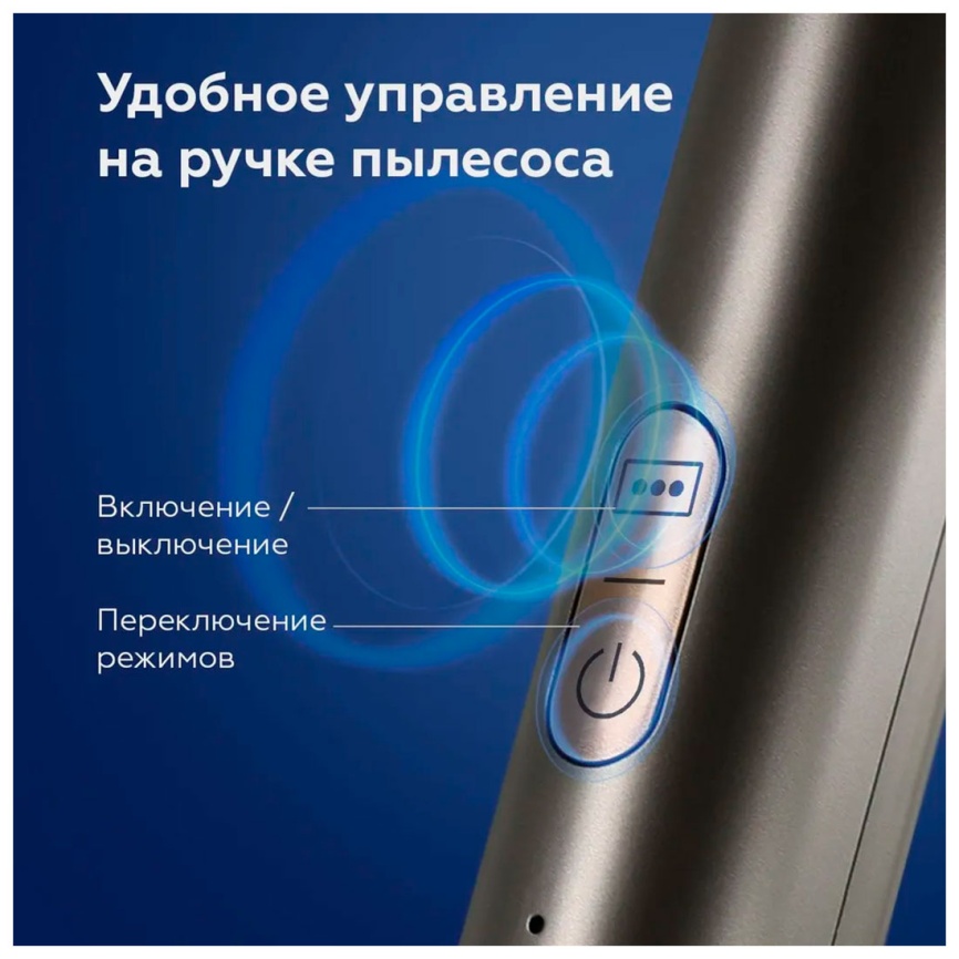 Беспроводной пылесос BQ VCA1003W, бронзовый фото 7