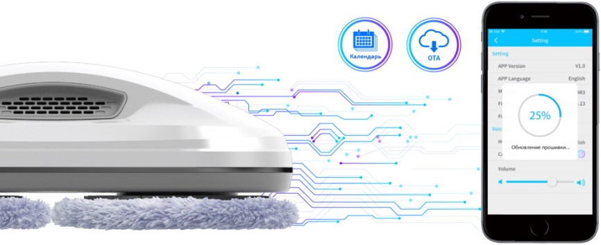 Робот-мойщик окон Hobot R3 Ultrasonic фото 10