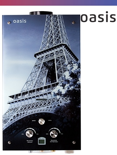 Газовый водонагреватель Oasis Glass 20 EG цветной фото 1
