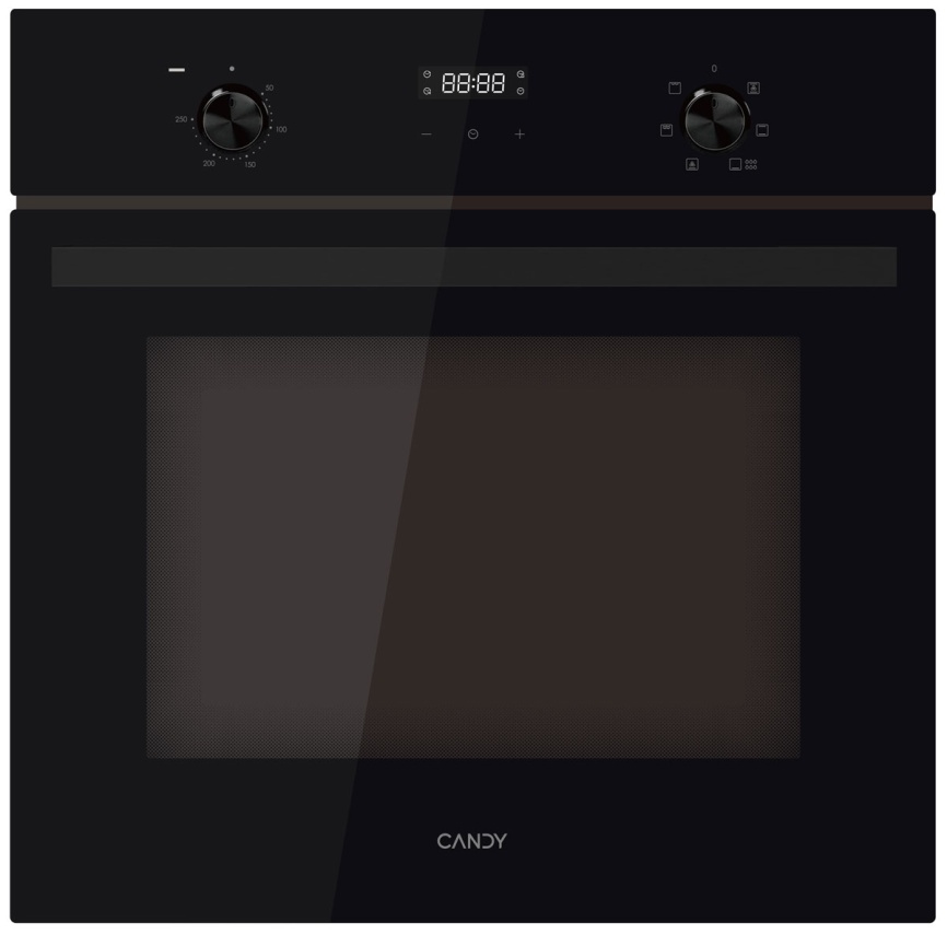Электрический духовой шкаф Candy COXP06TBB 59 см, 62 л, гриль и конвекция, черный фото 1