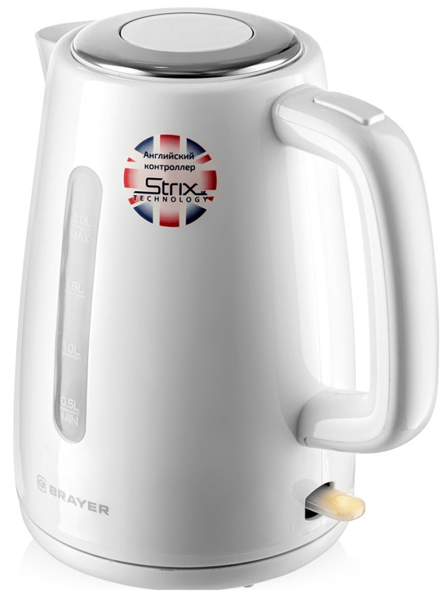 Чайник электрический Brayer BR1058WH белый фото 5