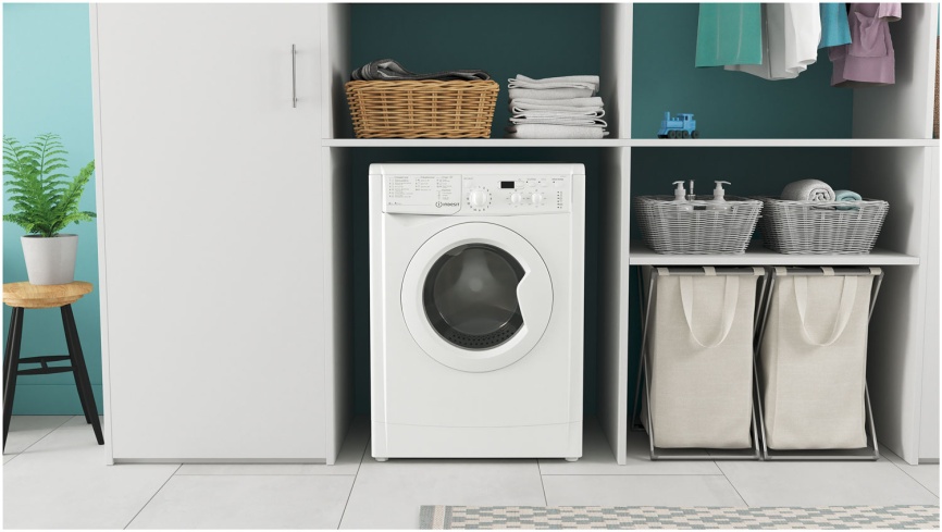 Стиральная машина Indesit IWSD 6105 (CIS) L автомат 6 кг, белый фото 9