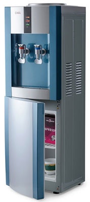Кулер для воды напольный AEL LD-AEL-47c marengo/silver с шкафчиком фото 4